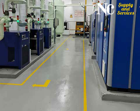 เคลือบพื้นป้องกันไฟฟ้าสถิต Anti-static flooring Conductive Floor